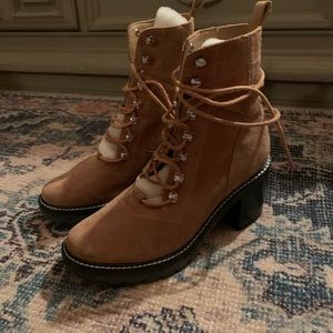 marc fisher denise combat boot